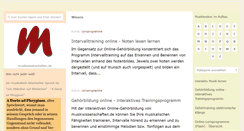 Desktop Screenshot of musikwissenschaften.de
